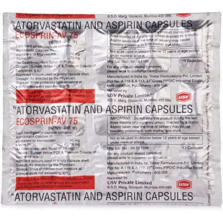 Ecosprin-AV 75 mg Capsules