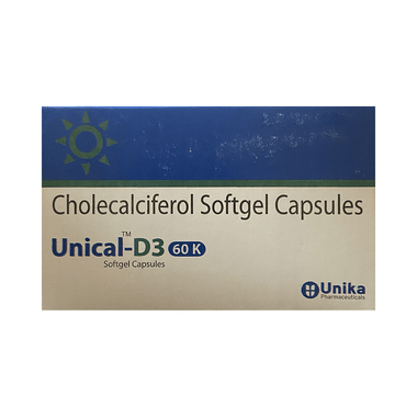 Unical-D3 60K Softgel Capsule